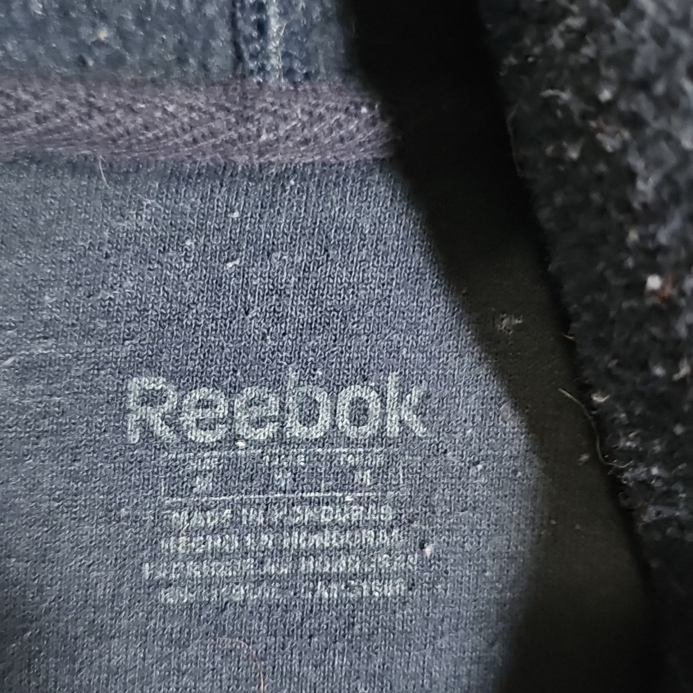 Reebok Columbus Blue Jackets Full Zip Long Sleeve Hooded Jacket Size M - Picture 3 of 6
